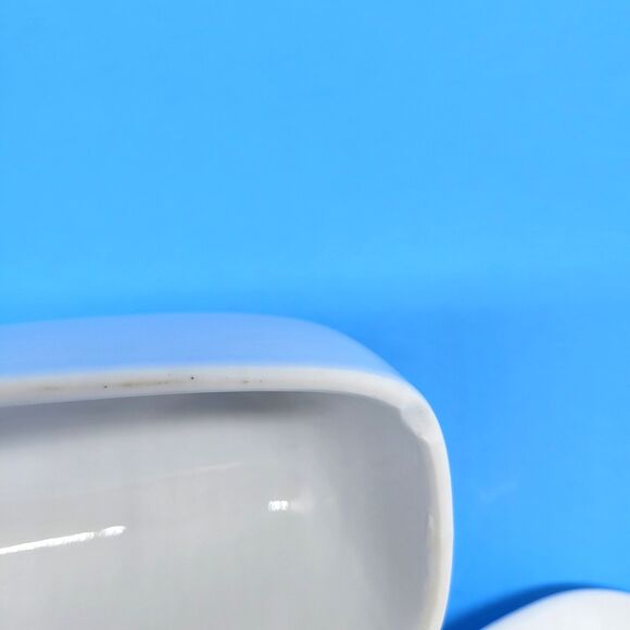 Pottery Barn Great White 2  Covered Butter Dish - Picture 7 of 10